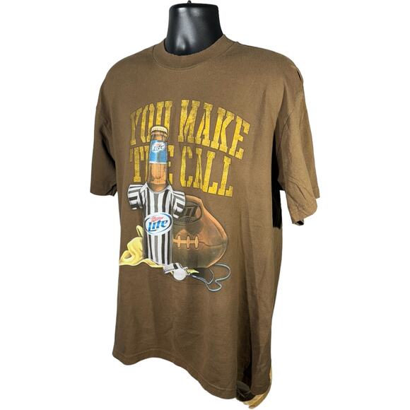Miller Lite "You Make The Call" Football Tee - Picture 3 of 8